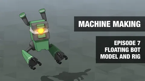 Frank The Floating Bot - Blender 3d models