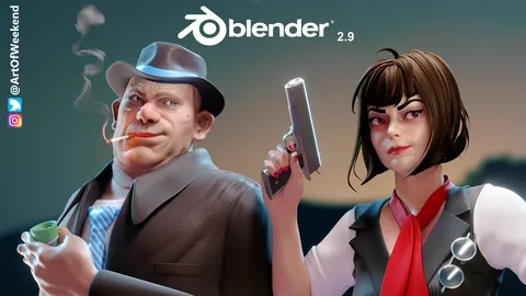 Mafia Guy - Blender 3d models