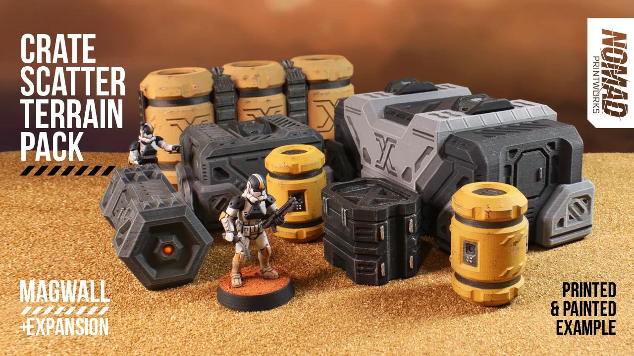 MagWall Crate Scatter Terrain Pack screenshot 2