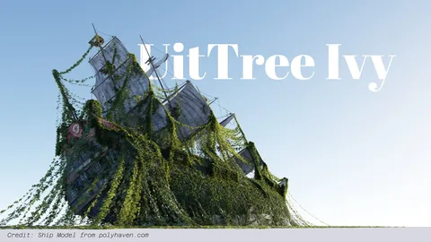 UitTree Ivy - Blender geometry nodes