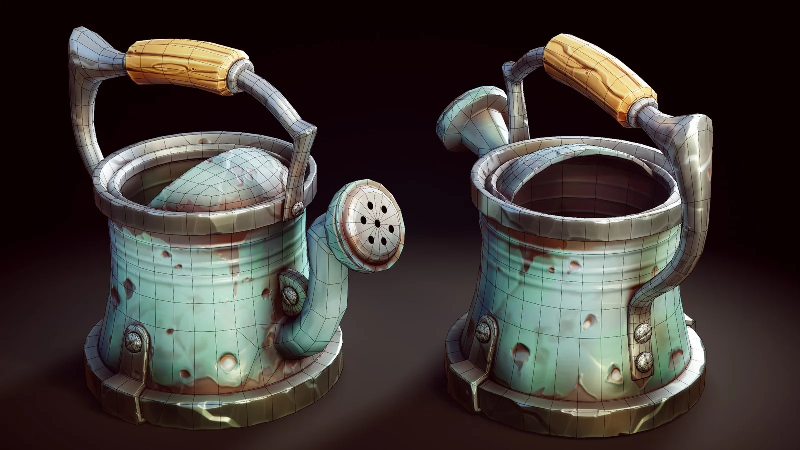 Stylized Watering Can Workflow screenshot 3