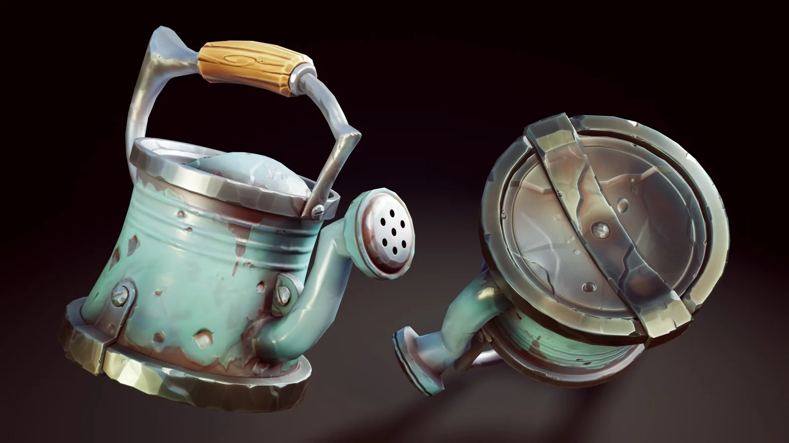 Stylized Watering Can Workflow screenshot 5