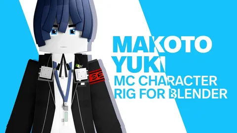 Makoto Yuki MC Styled - Blender 3d models
