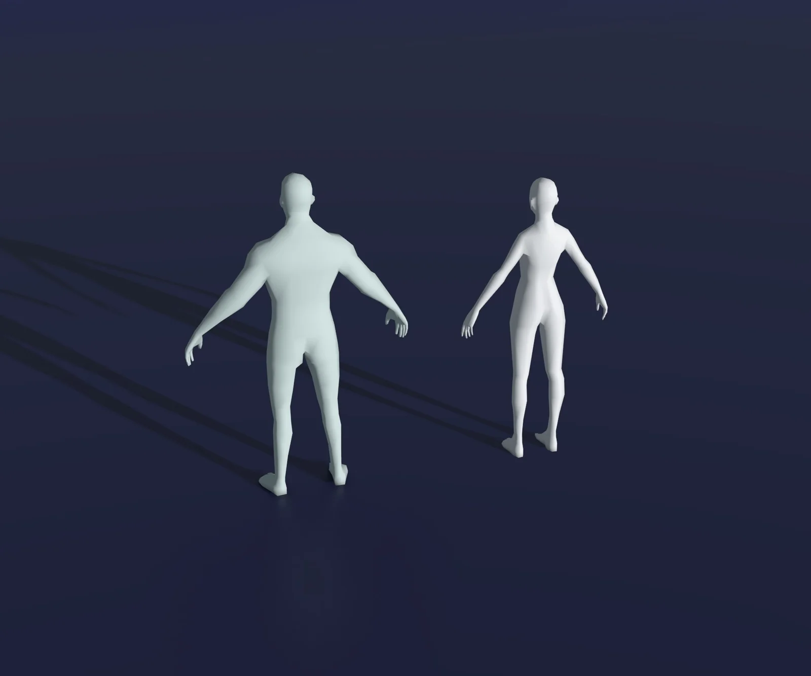 Male And Female Base Meshes screenshot 2