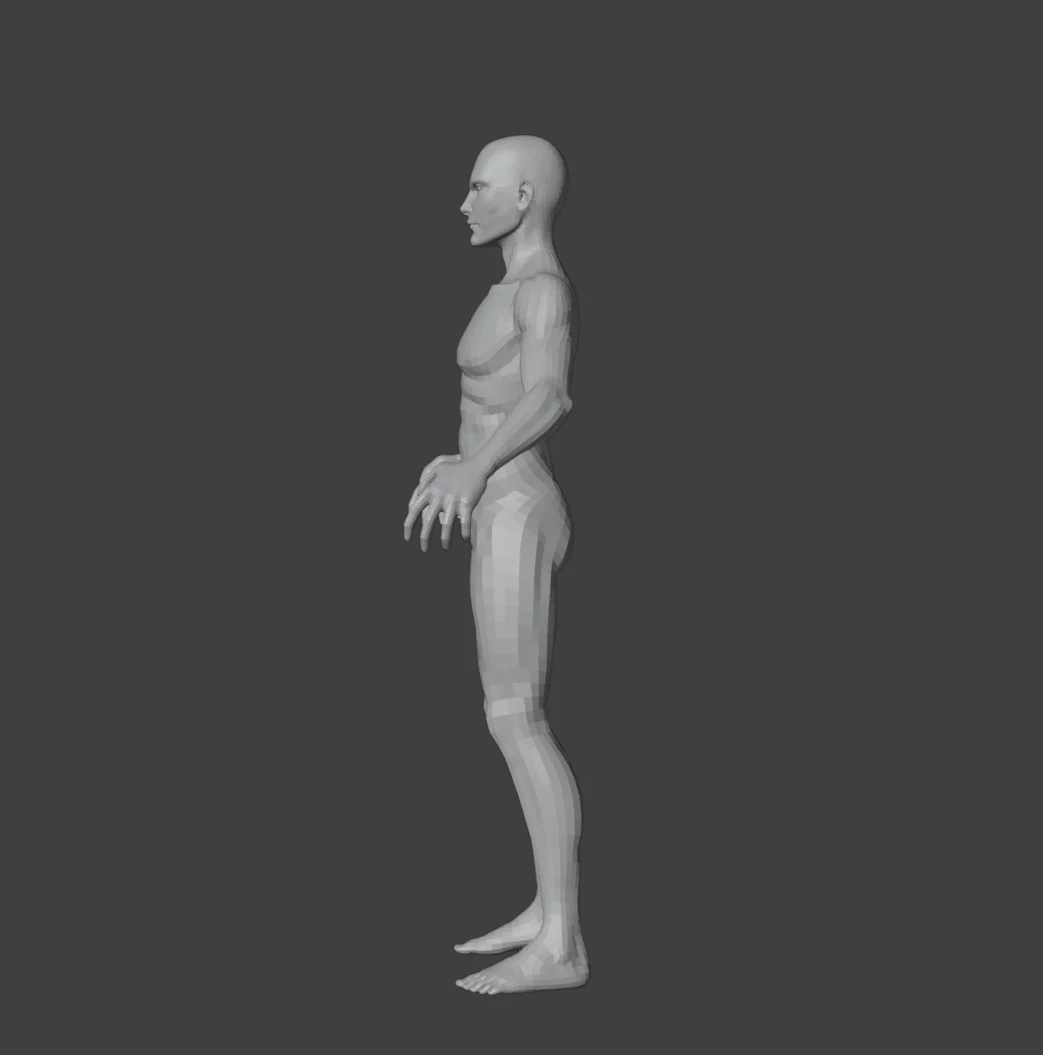Male Base Mesh screenshot 5