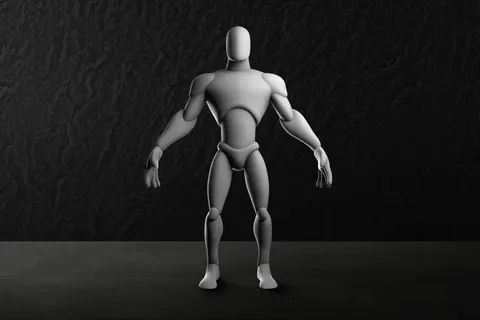 Male Blockout - Blender 3d models