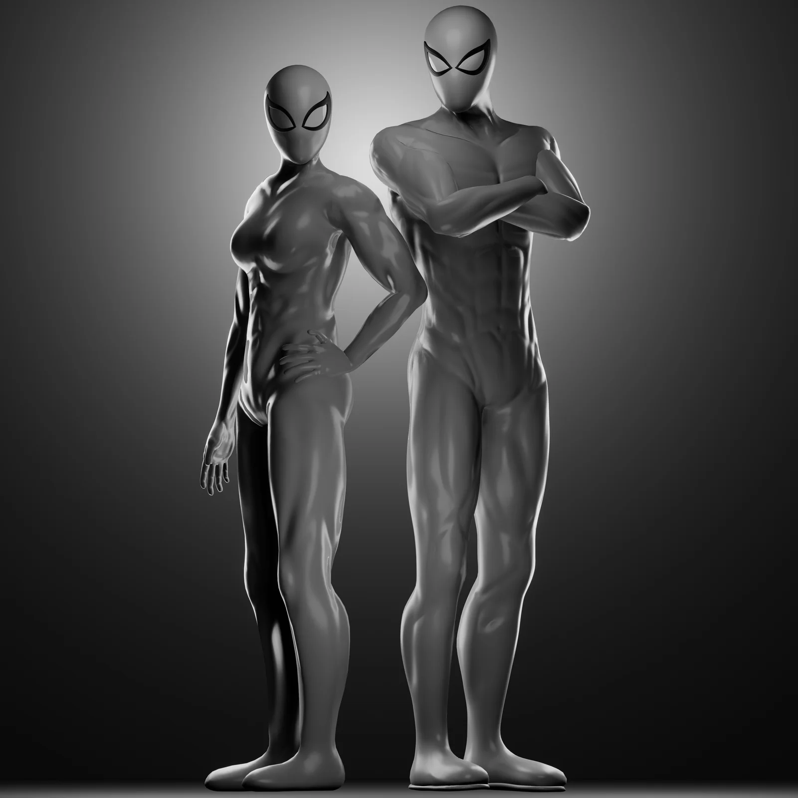 Male & Female Hero Bases screenshot 2