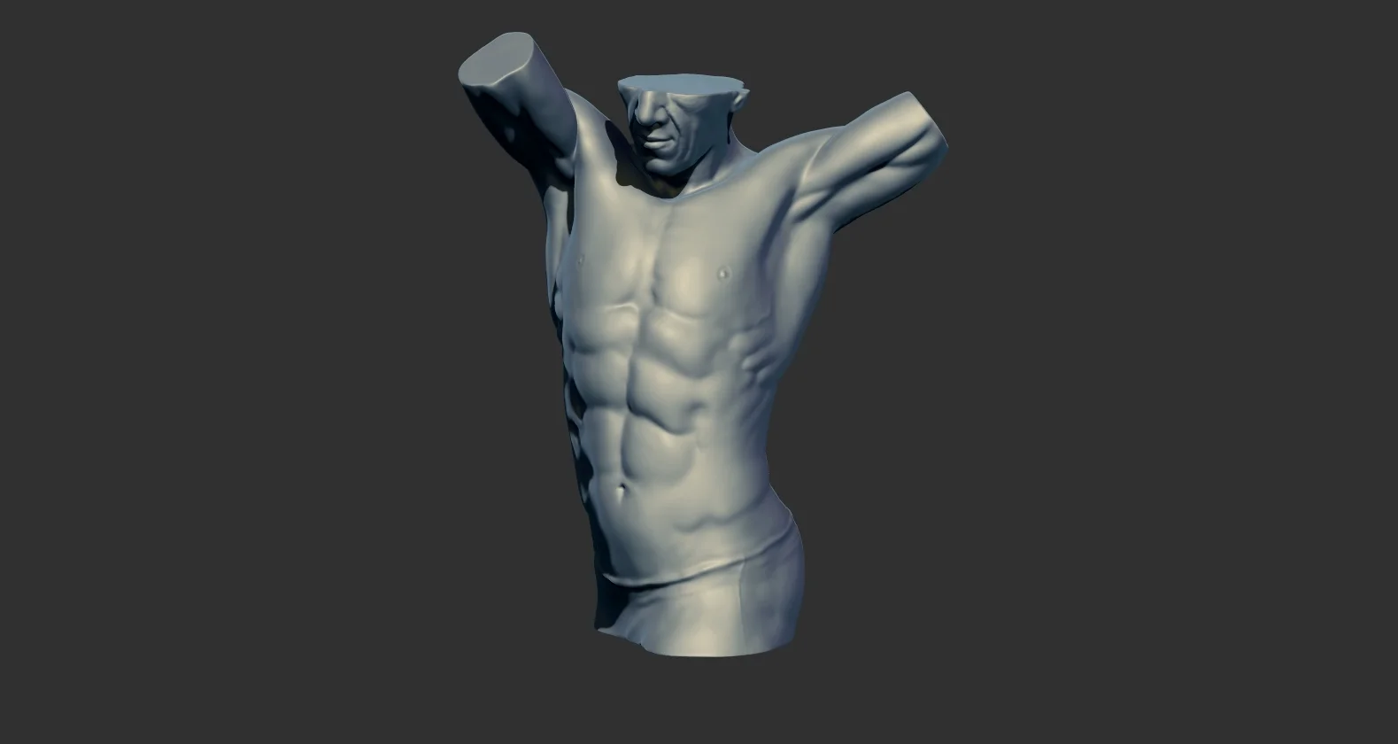 Male Torso Sculpture screenshot 2