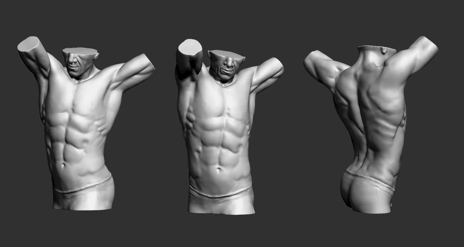 Male Torso Sculpture screenshot 4