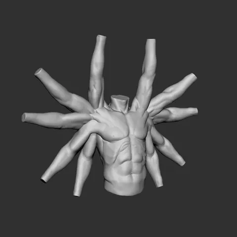 Male Torso Sculptures - Blender 3d models