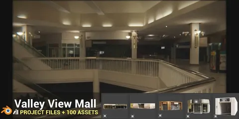 Mall From The Oldest View - Blender scenes