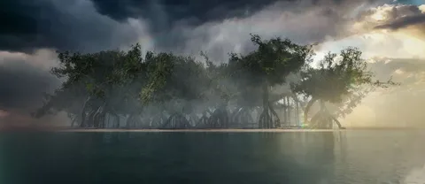 Mangrove Tree Generator - Blender geometry nodes