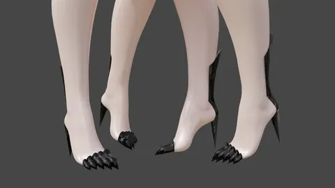Mania High Heels - Blender 3d models