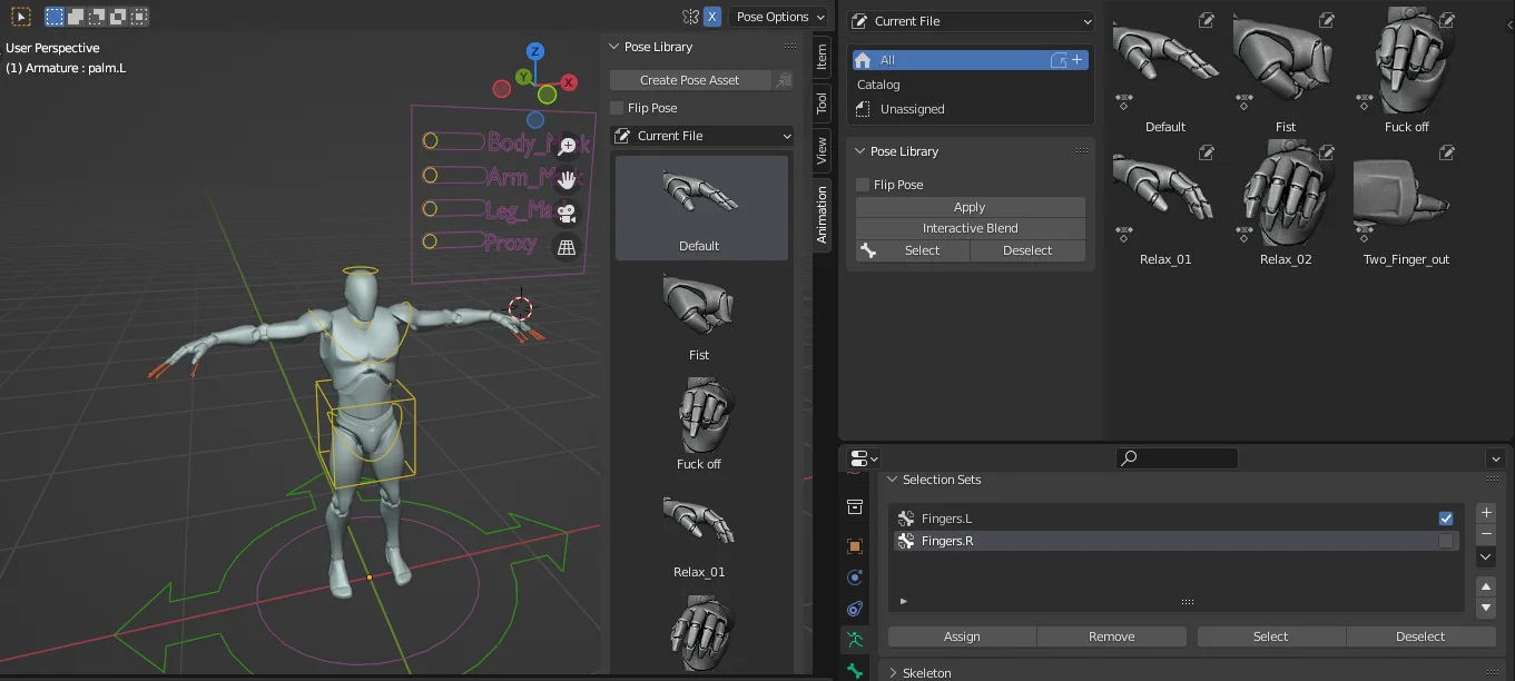 Mannequin Rig screenshot 2