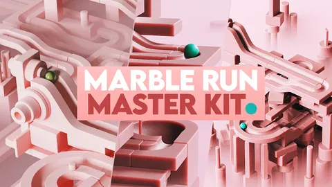 Marble Run Master Kit - Blender 3d models