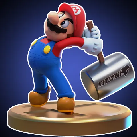 Mario Model - Blender 3d models