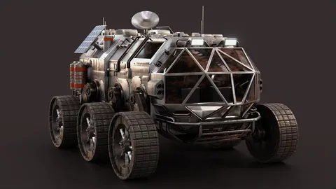 Mars Rover - Blender 3d models