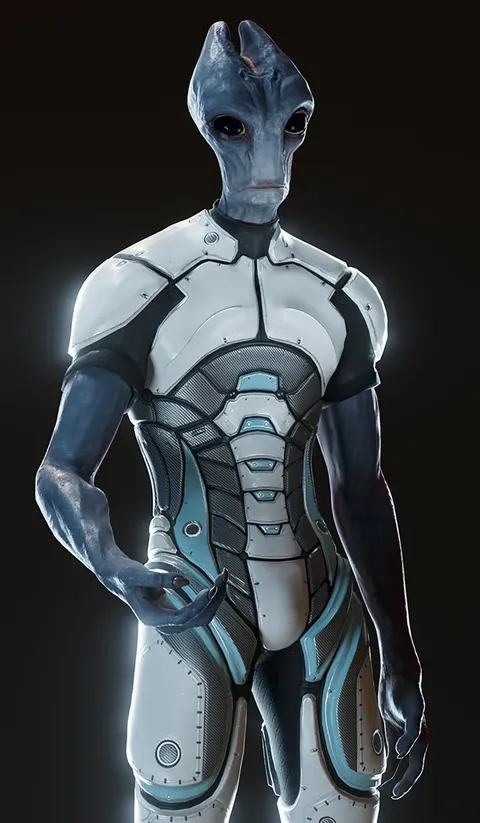 Mass Effect Salarian - Blender 3d models