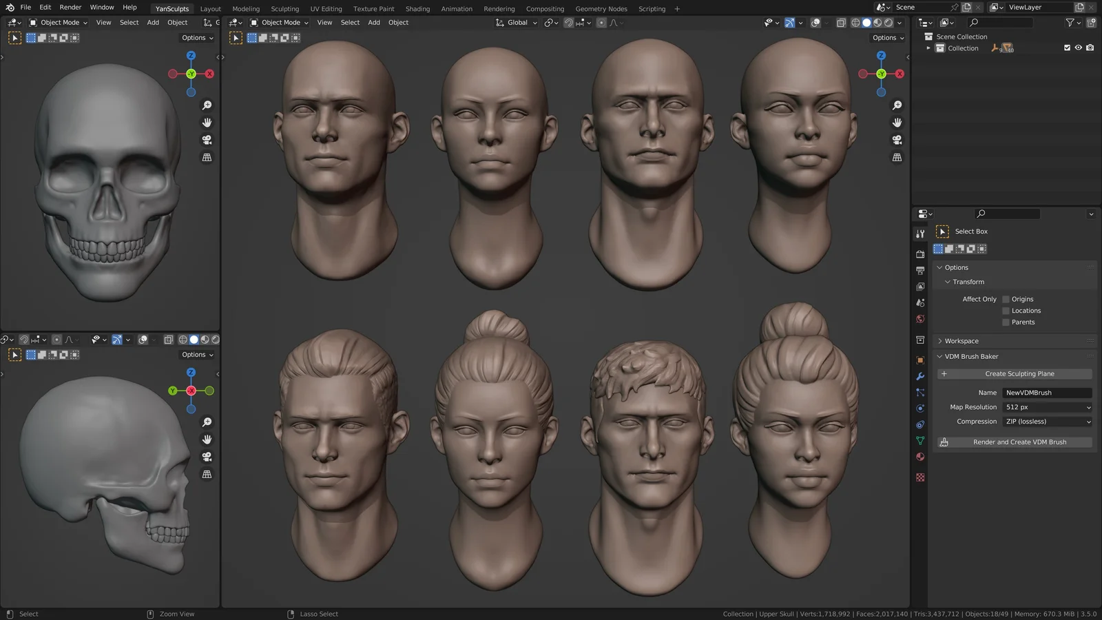 Master Sculpting Heads screenshot 2