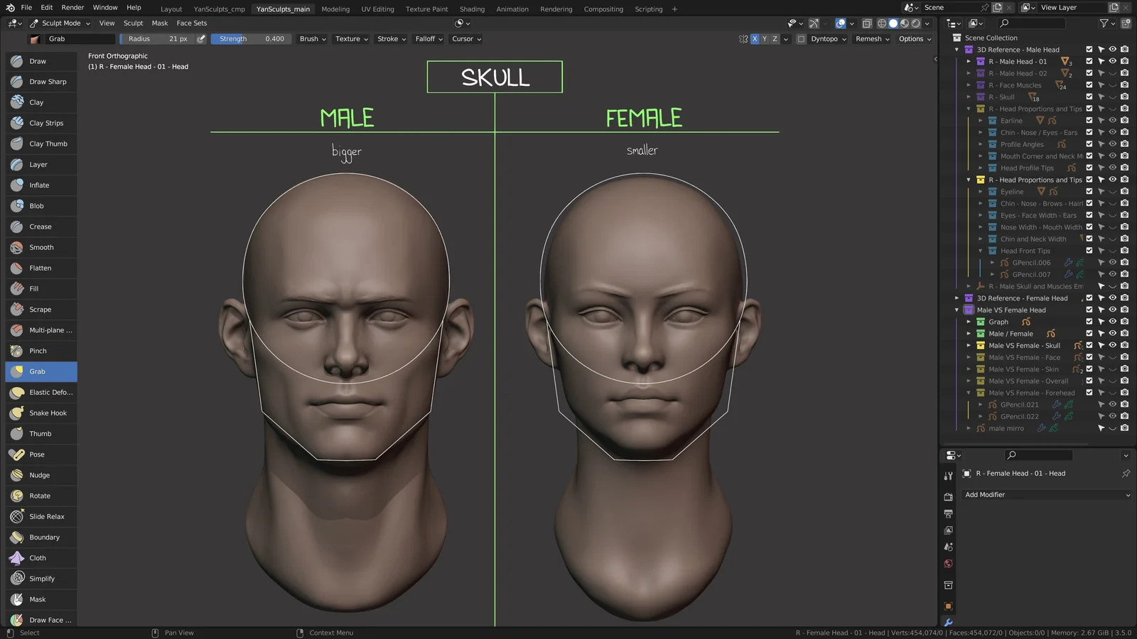 Master Sculpting Heads screenshot 4