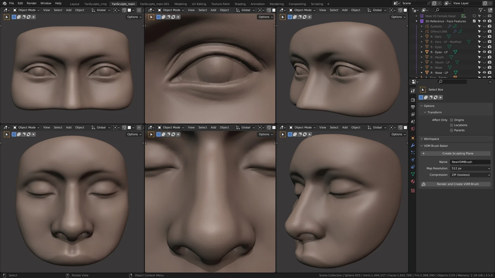 Master Sculpting Heads screenshot 6