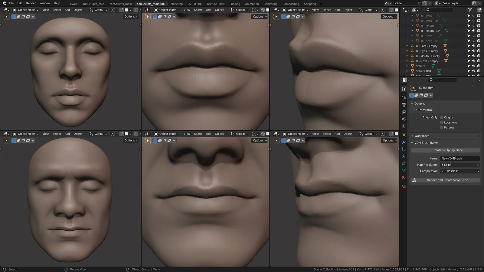 Master Sculpting Heads screenshot 7