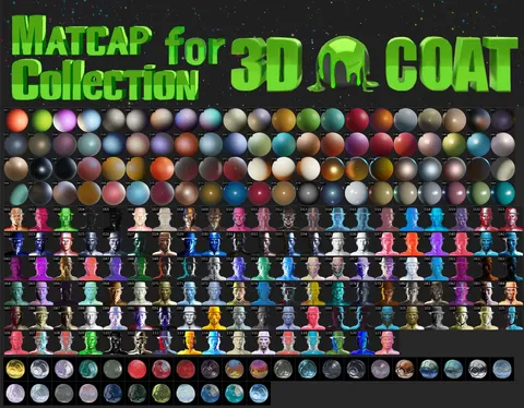 Matcap Collection - Blender textures & materials