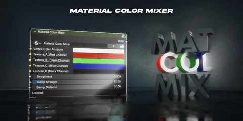Material Color Mixer - Blender shaders