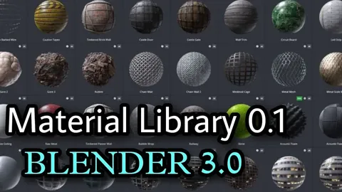 Material Library - Blender shaders