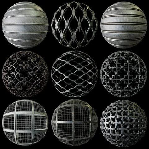 Material Metal Pack 02 - Blender textures & materials