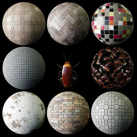 Material Mix Pack 03 - Blender textures & materials