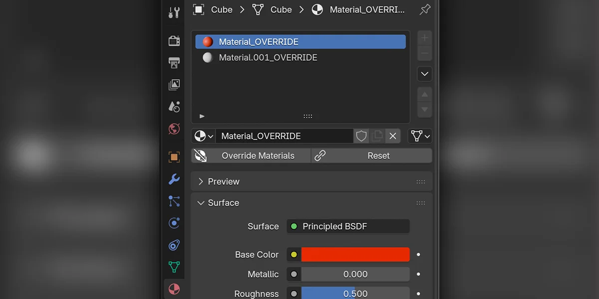 Material Override screenshot 3