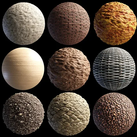 Material Pack 02 - Blender textures & materials