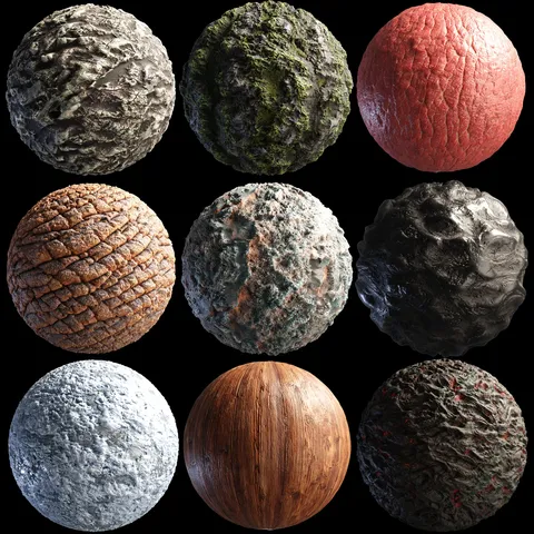 Material Pack 04 - Blender textures & materials