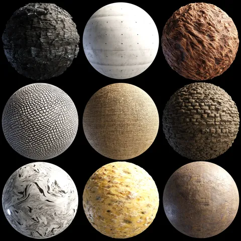 Material Pack 05 - Blender textures & materials