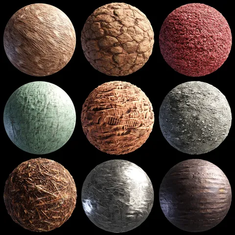 Material Pack 07 - Blender textures & materials