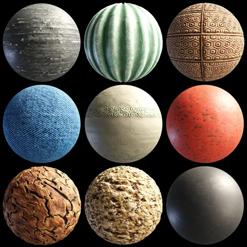 Material Pack 08 - Blender textures & materials