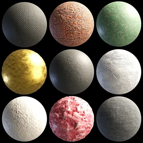 Material Pack 09 - Blender textures & materials
