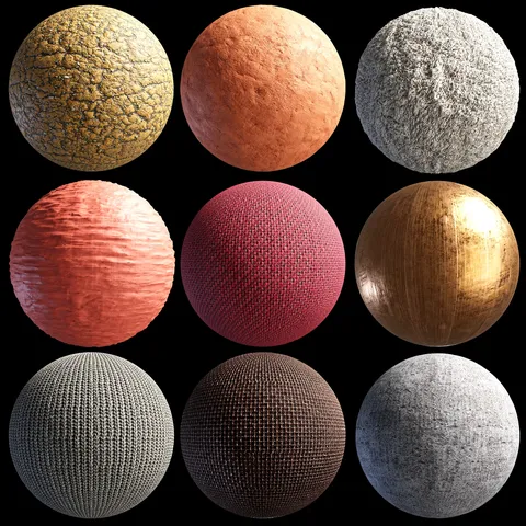 Material Pack 10 - Blender textures & materials