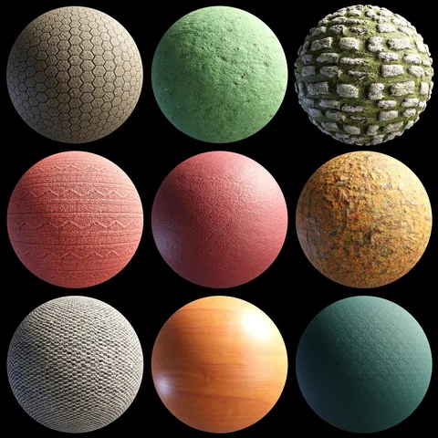 Material Pack 11 - Blender textures & materials