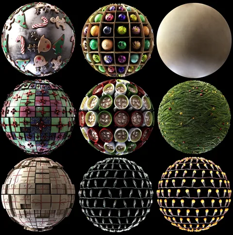 Holiday Material Pack - Blender textures & materials