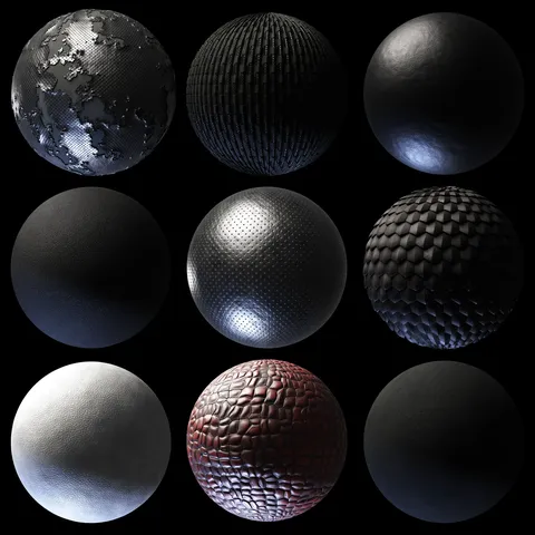 Leather Material Pack 01 - Blender textures & materials