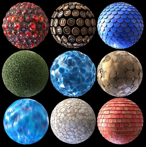 Material Pack Stylized 02 - Blender textures & materials