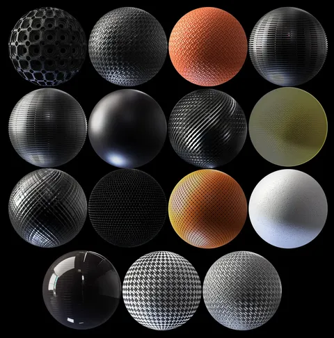 Material Pack Tech - Blender textures & materials