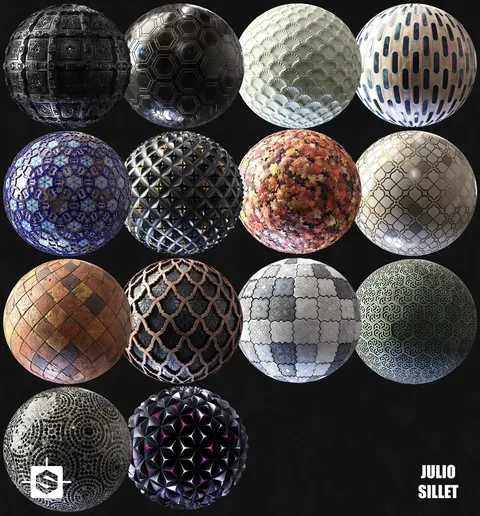 Material Pack Tiles 02 - Blender textures & materials