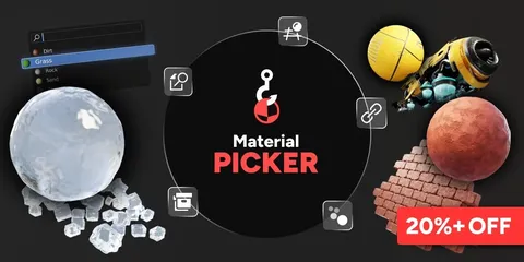 Material Picker - Blender addons