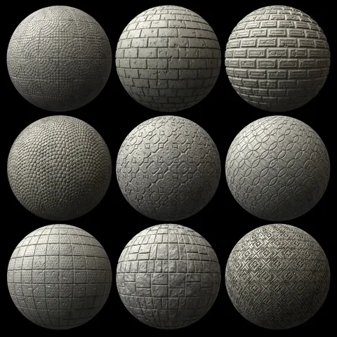 Material Stone Tiles - Blender textures & materials