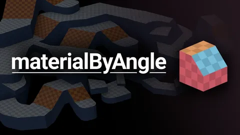 Material By Angle - Blender geometry nodes
