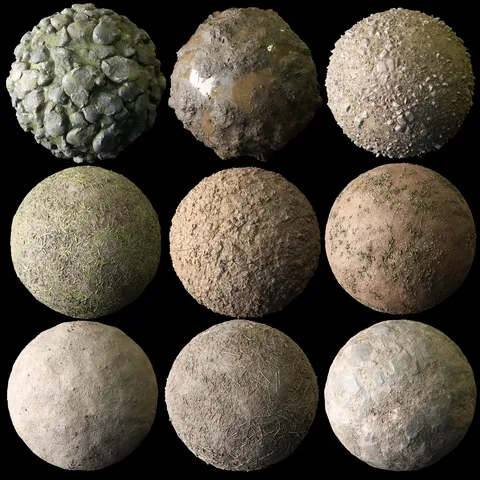 Dirt Ground Materials - Blender textures & materials