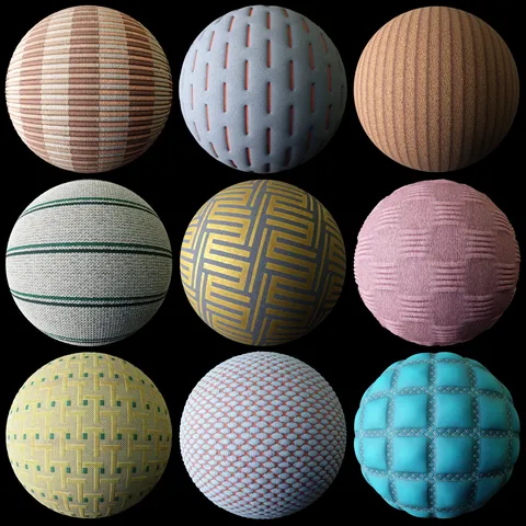 Materials Fabric 03 - Blender textures & materials